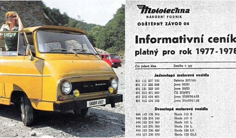 Historický cenník automobilov z roku 1979. Dokonalé ceny, aké by si dnes prial snáď každý!